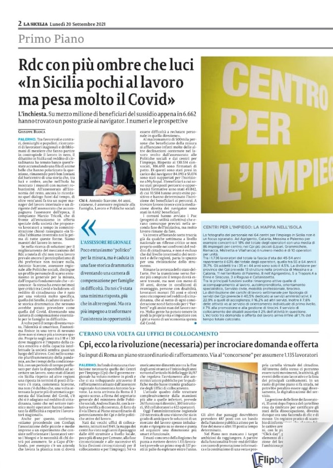 Rdc, intervista ass. Scavone.
